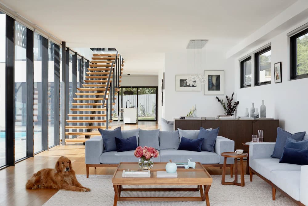 Warm and welcoming living space