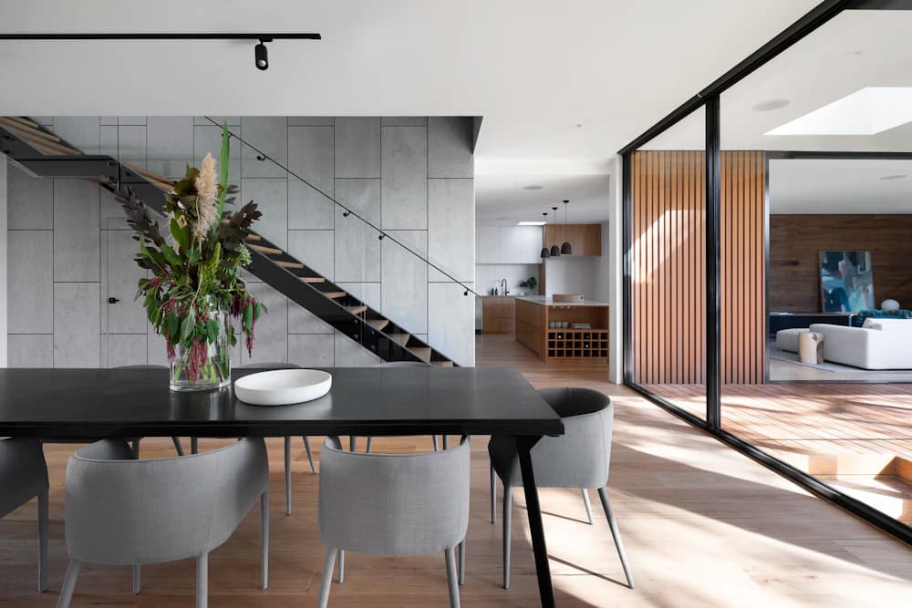 Open-plan apartment interior